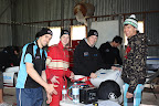 The boys and their Hi-Tec Oils beanies!